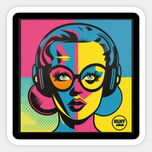 Pop Art Music Genius Muse Sticker